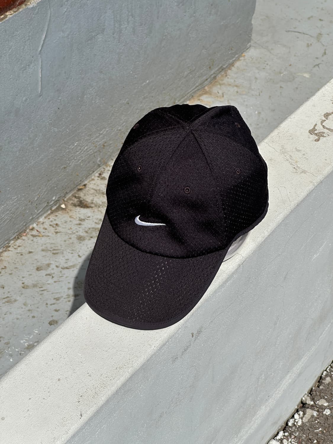 [M-L] 00s 나이키 빈티지 블랙 메쉬 볼캡 모자 상품이미지2