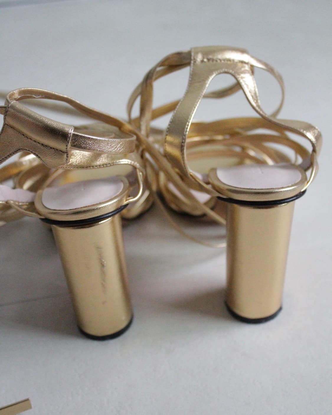 Jill stuart gold lace up heels 상품이미지8
