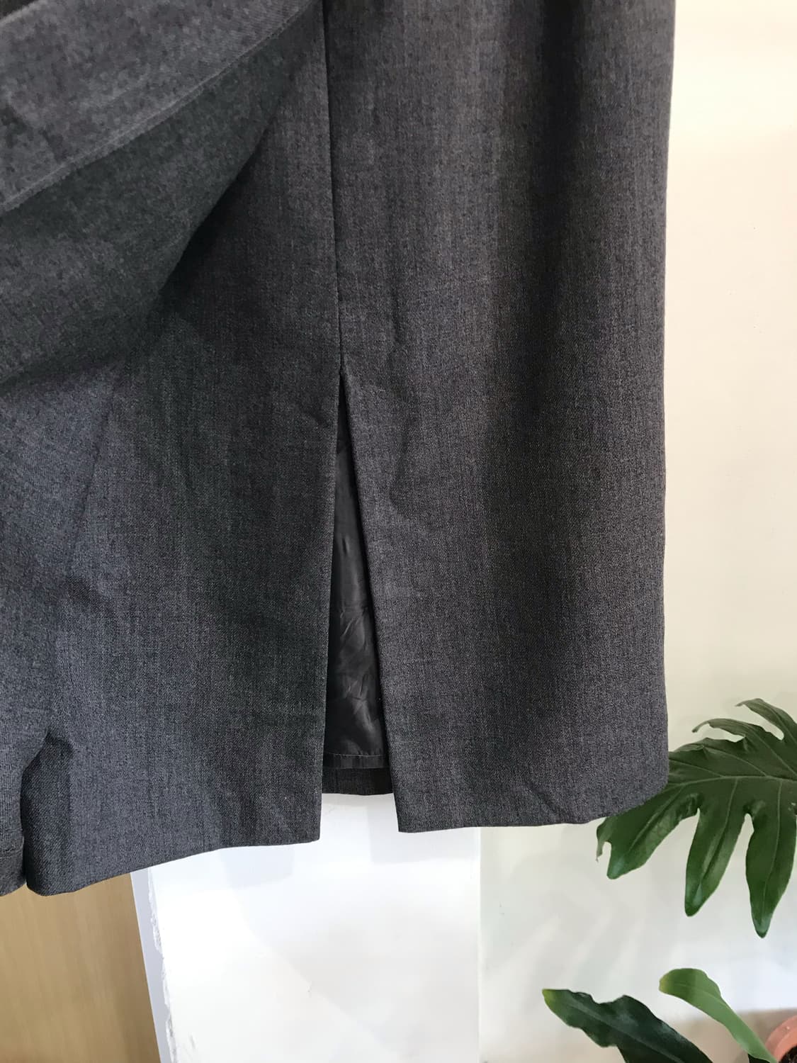 버튼 랩 롱스커트 상품이미지5