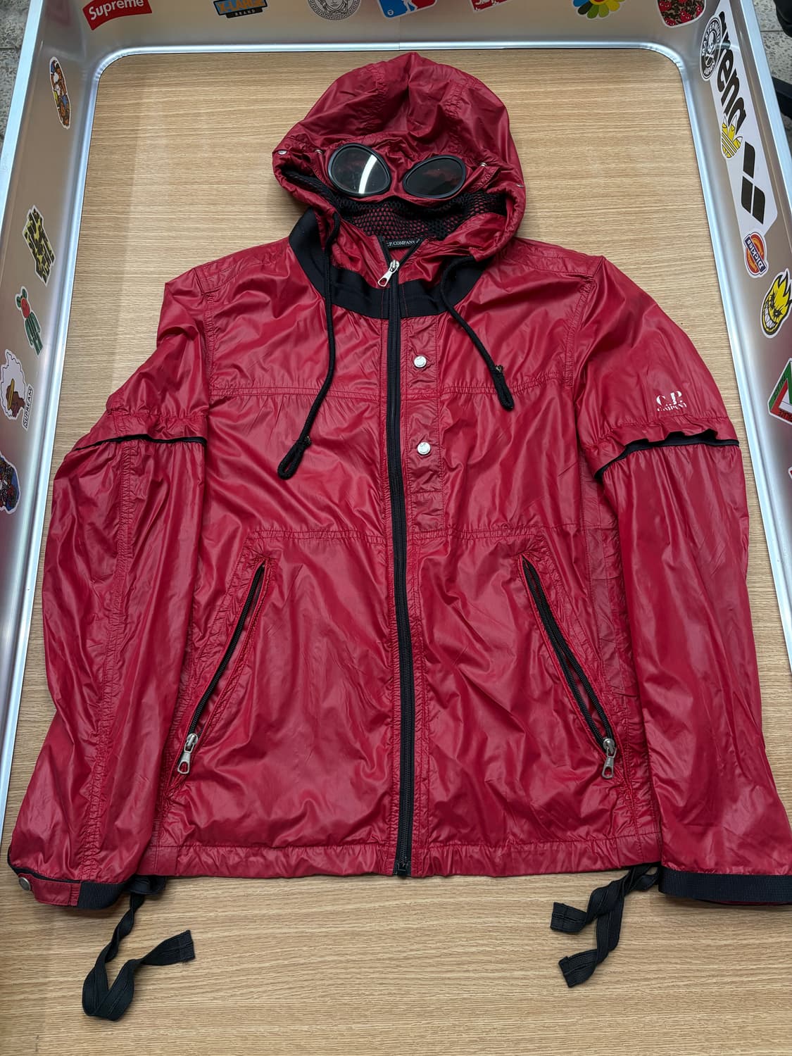 cp 00s 컴퍼니 나일론 고글 윈드자켓 상품이미지2