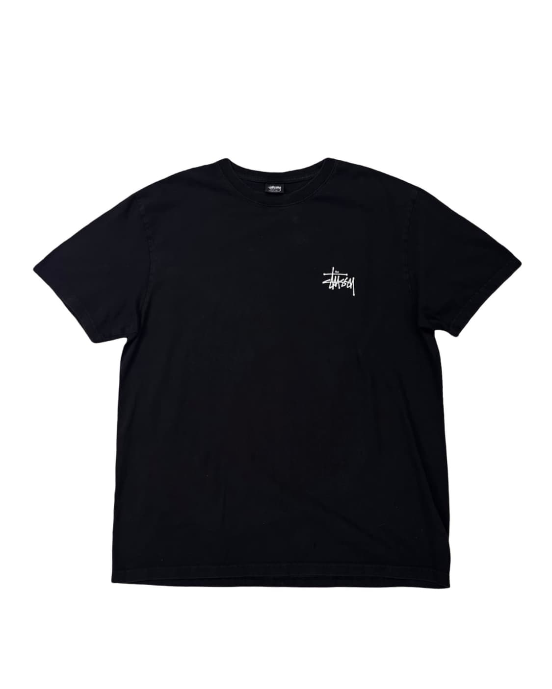 스투시 베이직 블랙 반팔티 상품이미지3