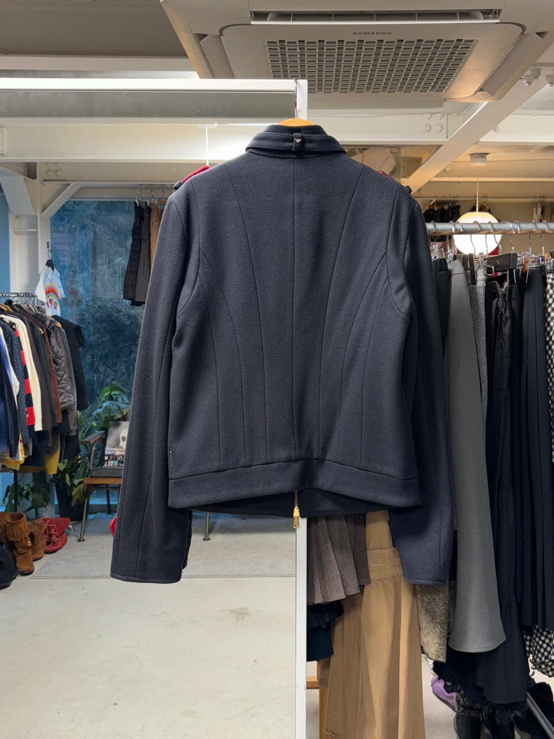 아르마니 진스 밀리터리 울자켓 상품이미지2