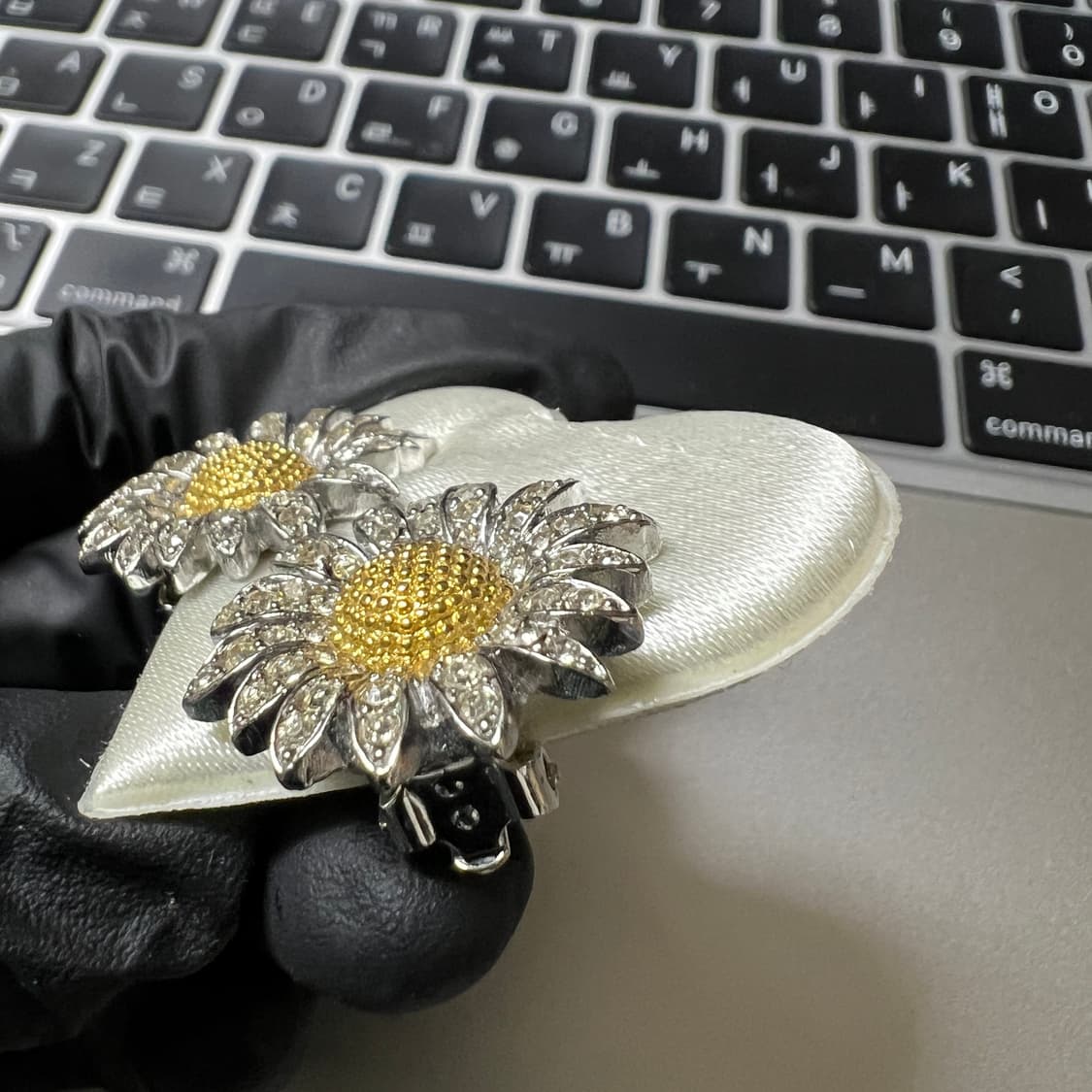 빈티지 플라워 클립온 귀걸이 상품이미지4