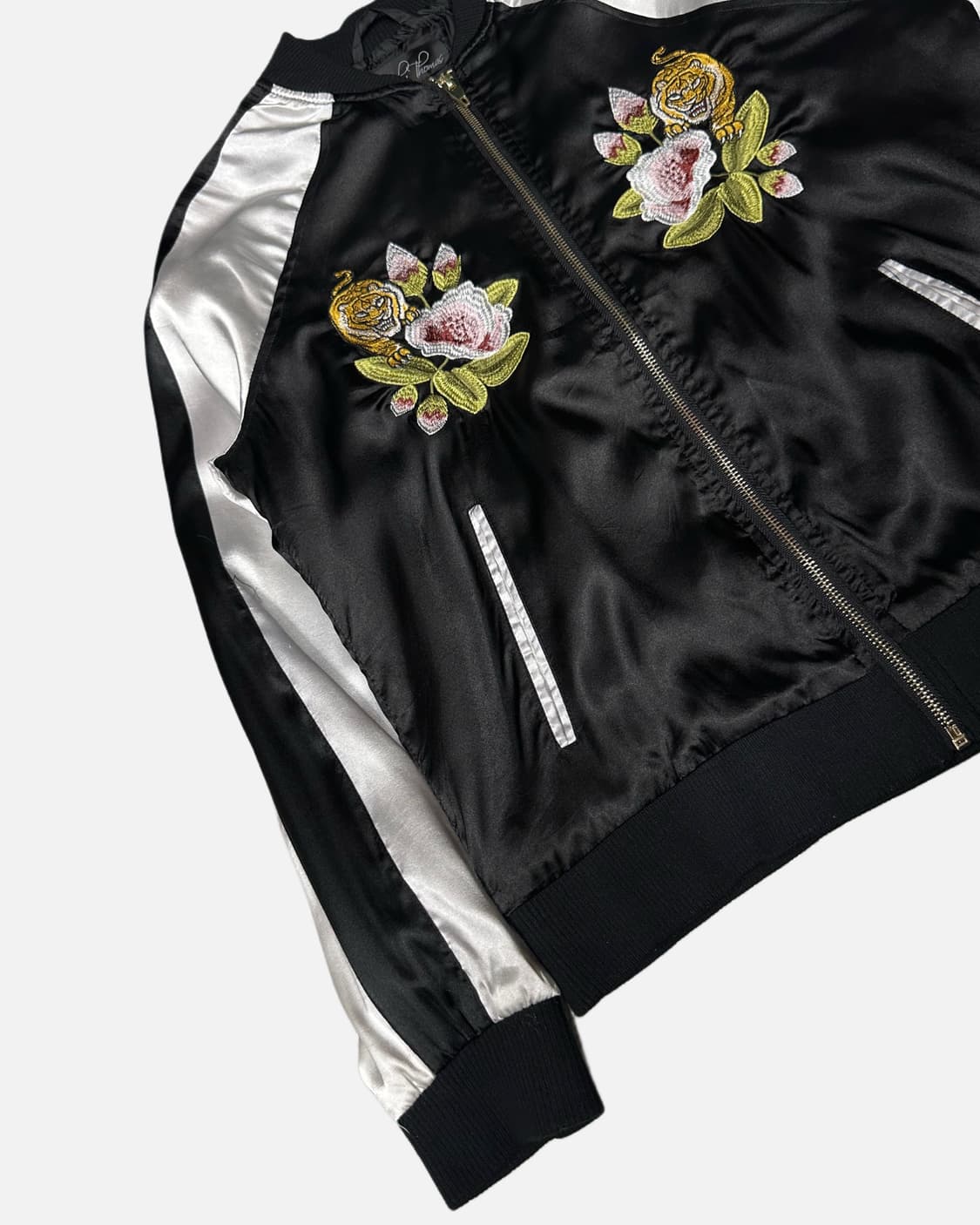 tiger embroidery black white sukajan 상품이미지4