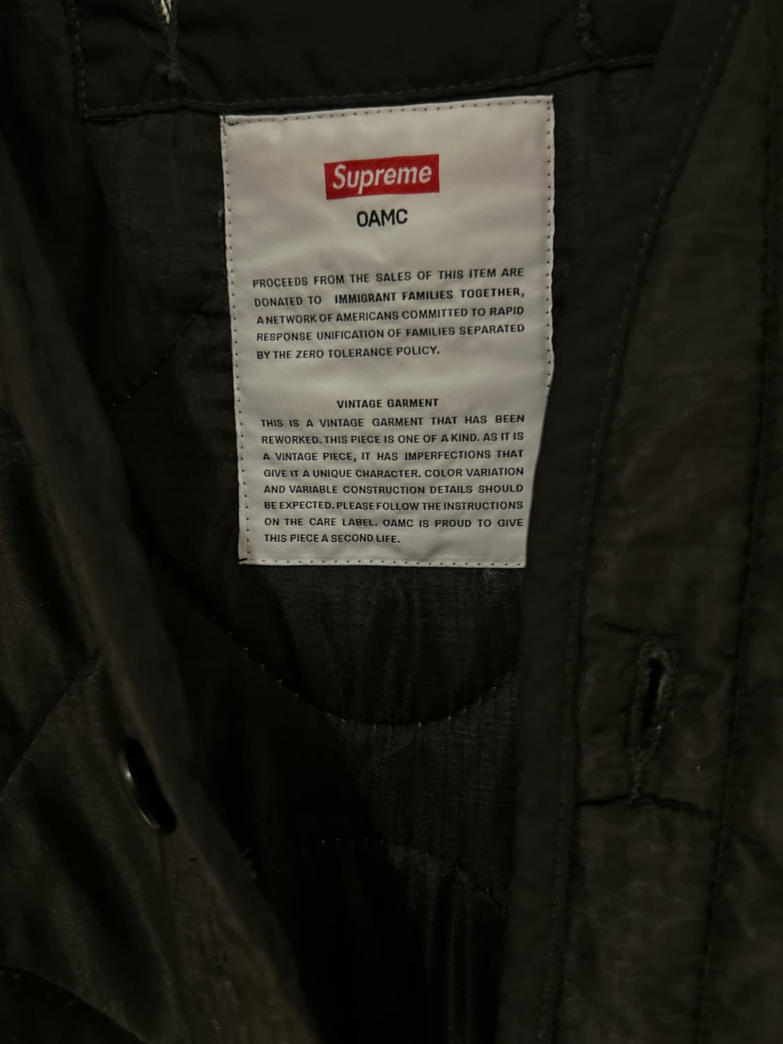 x OAMC Peacemaket Liner Jacket 상품이미지5