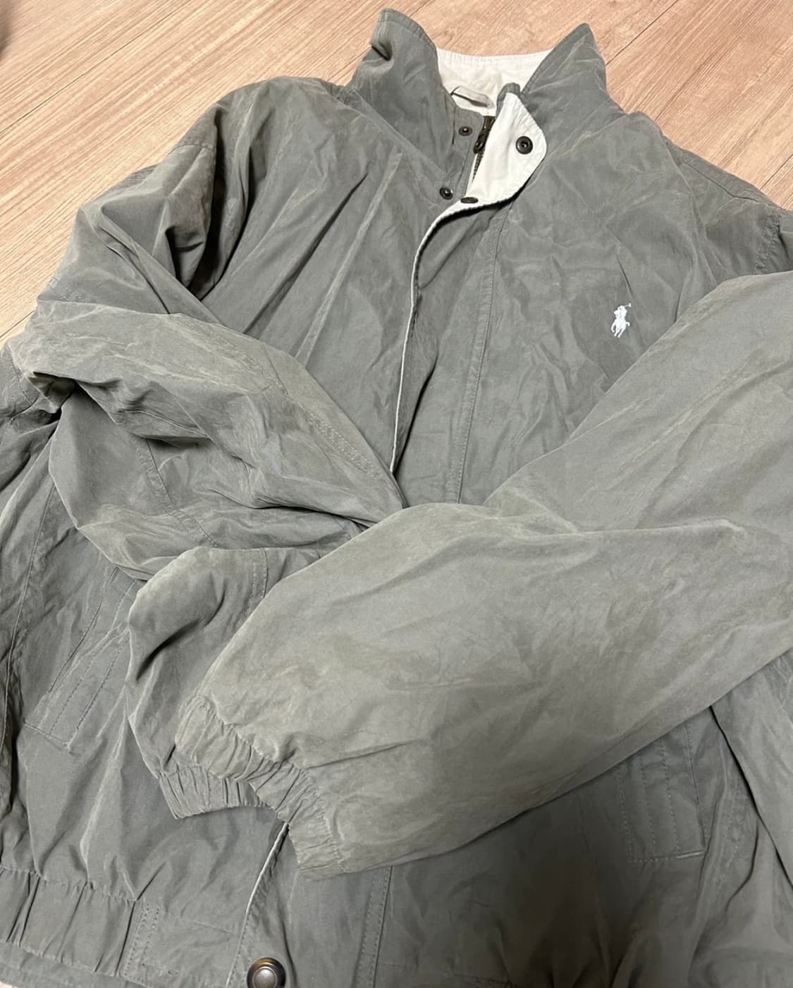 정품 폴로랄프로렌 카키 점퍼 L-XL 상품이미지2