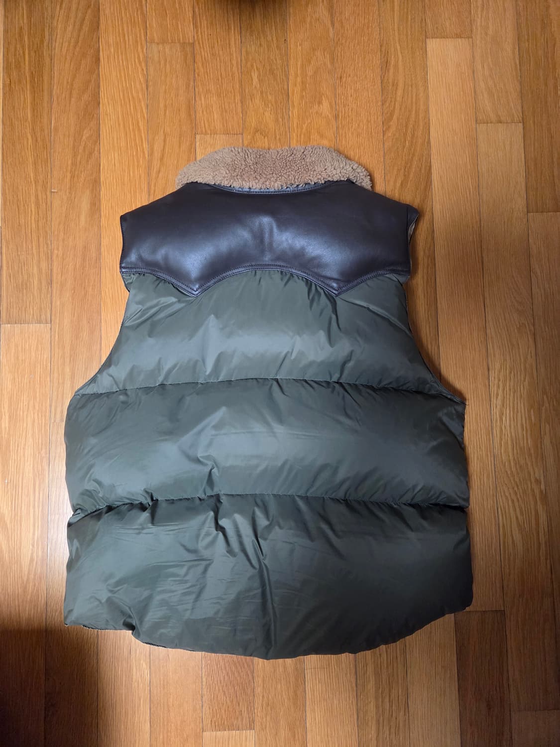 펜필드 락울 패딩 조끼 L 올리브, 아메카지 상품이미지2