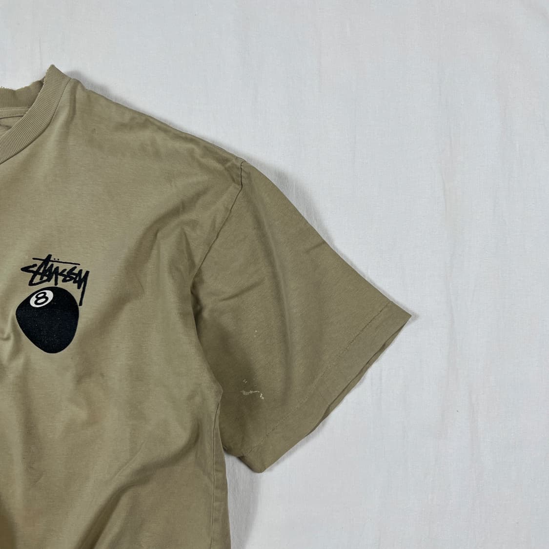 90‘s 스투시 stussy 8ball 프린트 반팔티 상품이미지3
