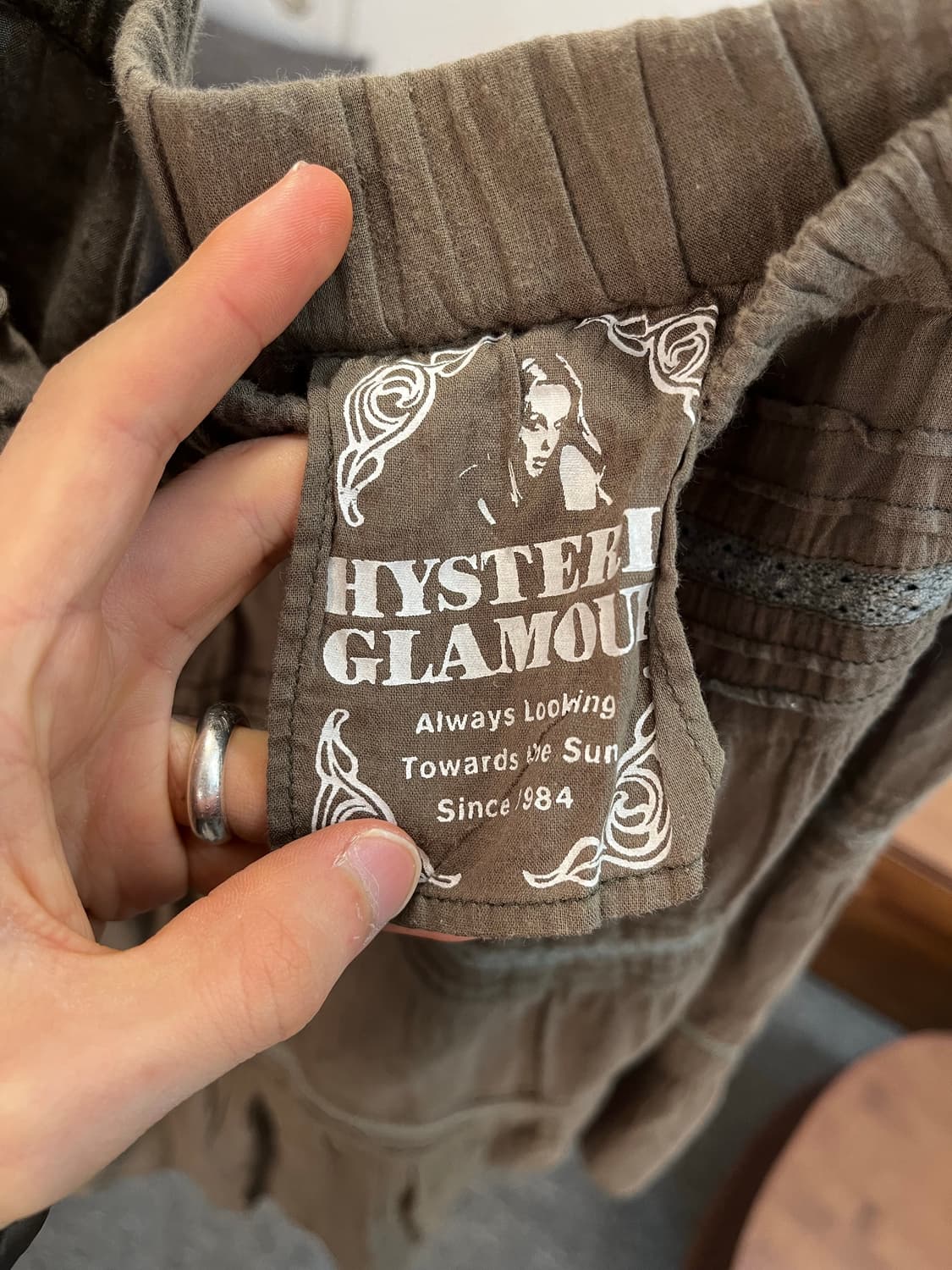 히스테릭 글래머 코튼 플레어 스커트  상품이미지3