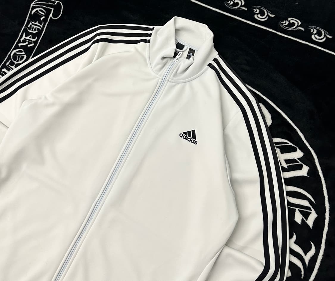 아디다스 삼선로고 화이트 트랙탑 져지 110 상품이미지1