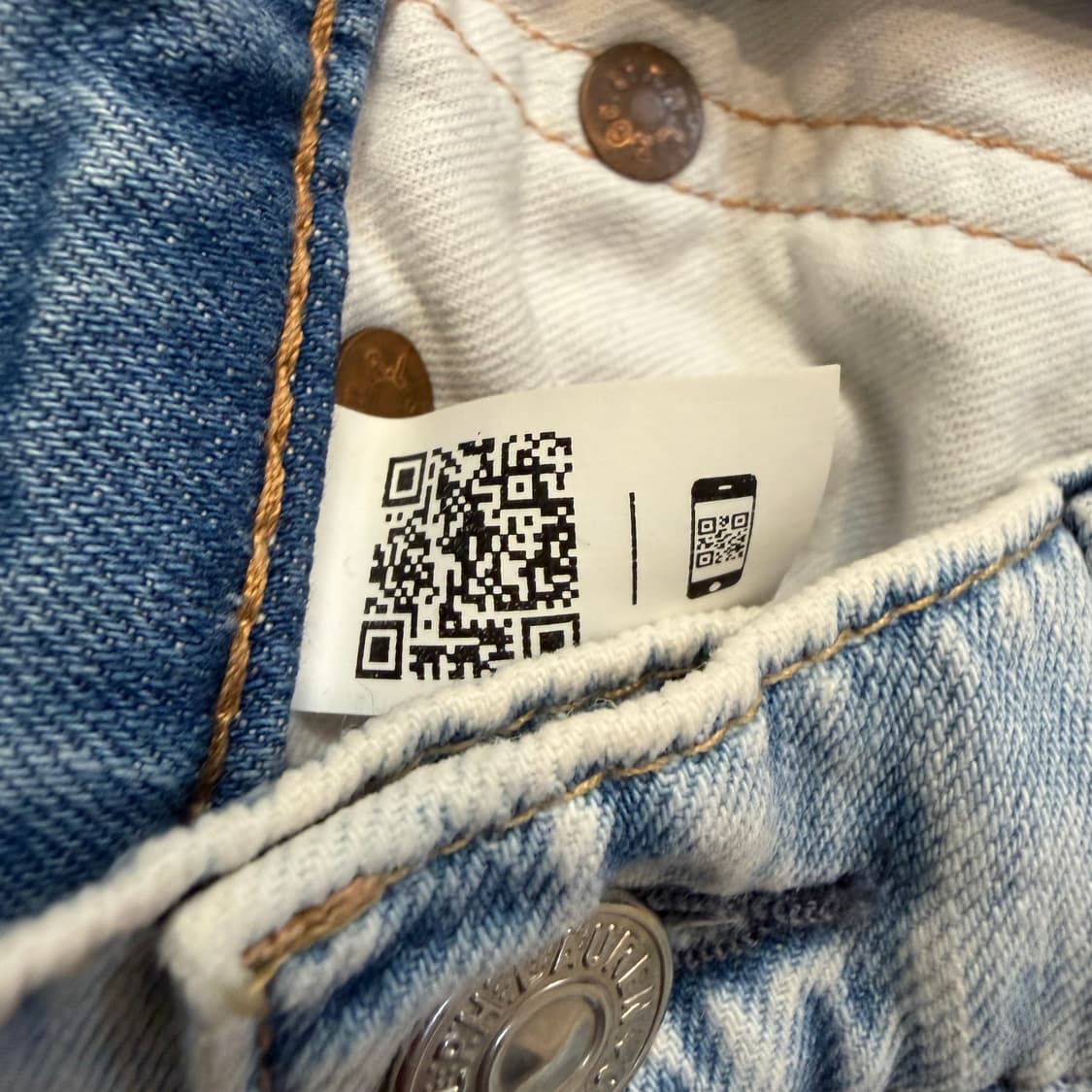 폴로 랄프로렌 와이드 연청 팬츠  상품이미지6