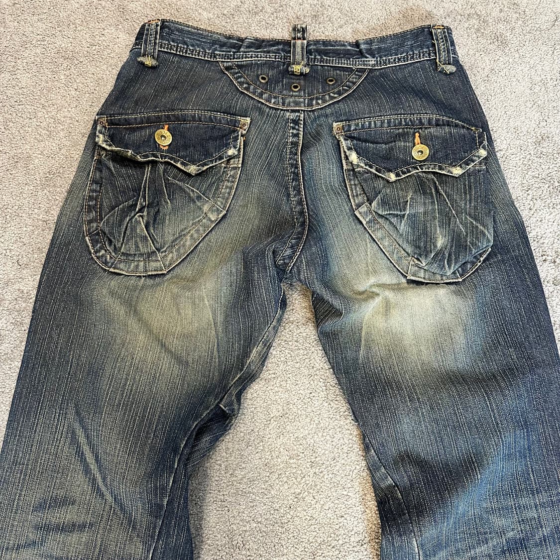 에드윈505 멀티 카고 포켓 부츠컷 데님 팬츠(32) 상품이미지7