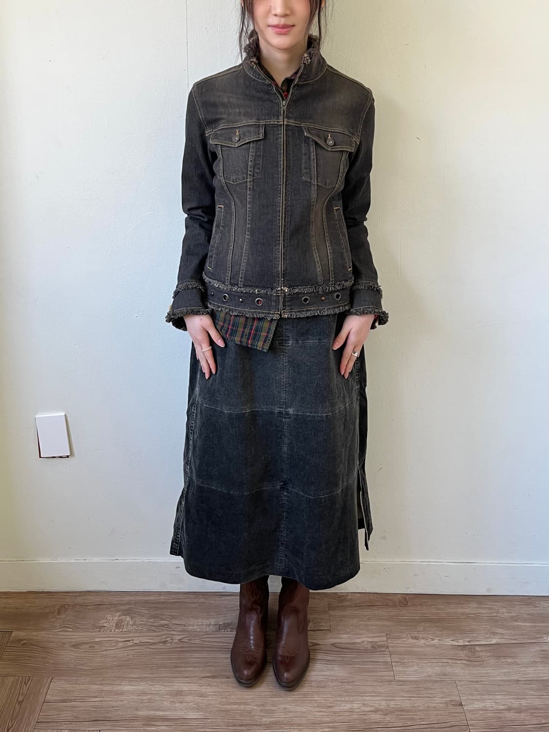 ELLEPLANETE y2k 데님 자켓 상품이미지9