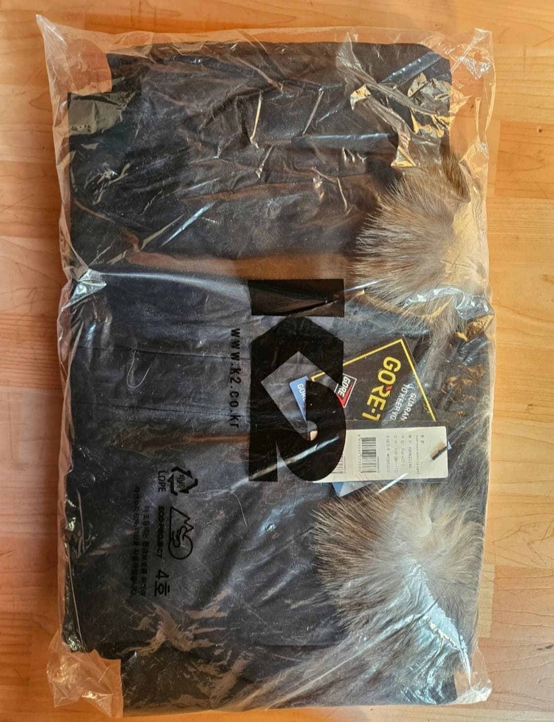 (새제품)K2씬에어 최상급라인 고어텍스 앱솔루트 패딩 블랙 여성105 상품이미지9