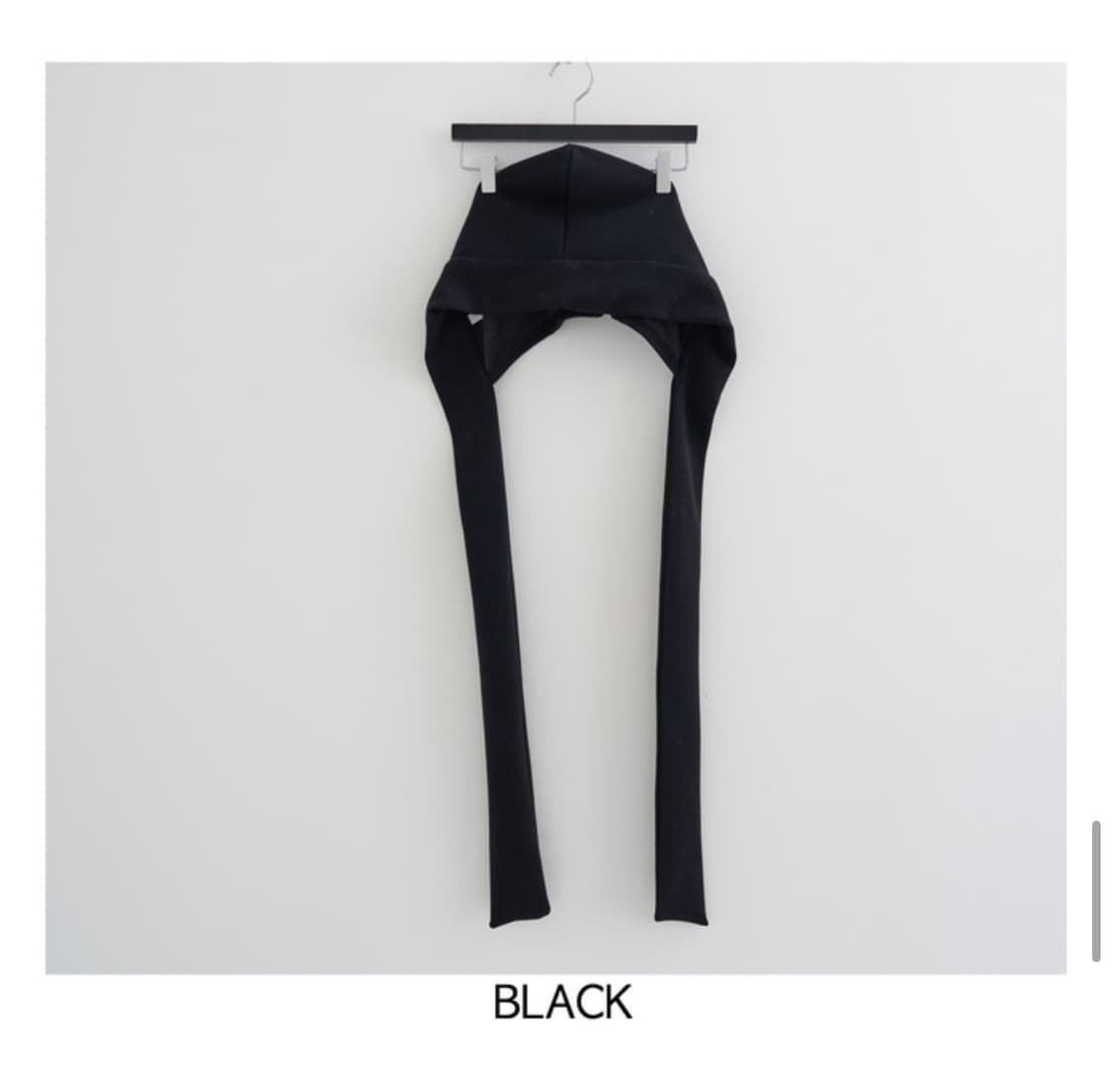 후드 스카프 블랙 상품이미지1