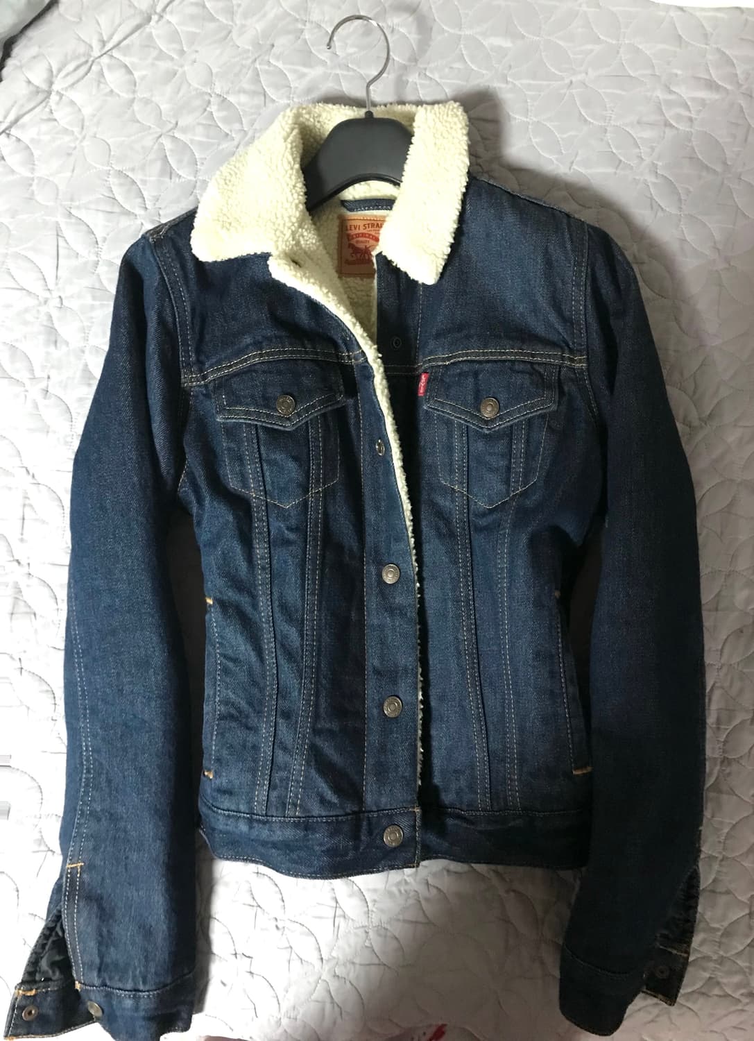 리바이스 쉐르파 구스다운 양털 데님 자켓 s 상품이미지1