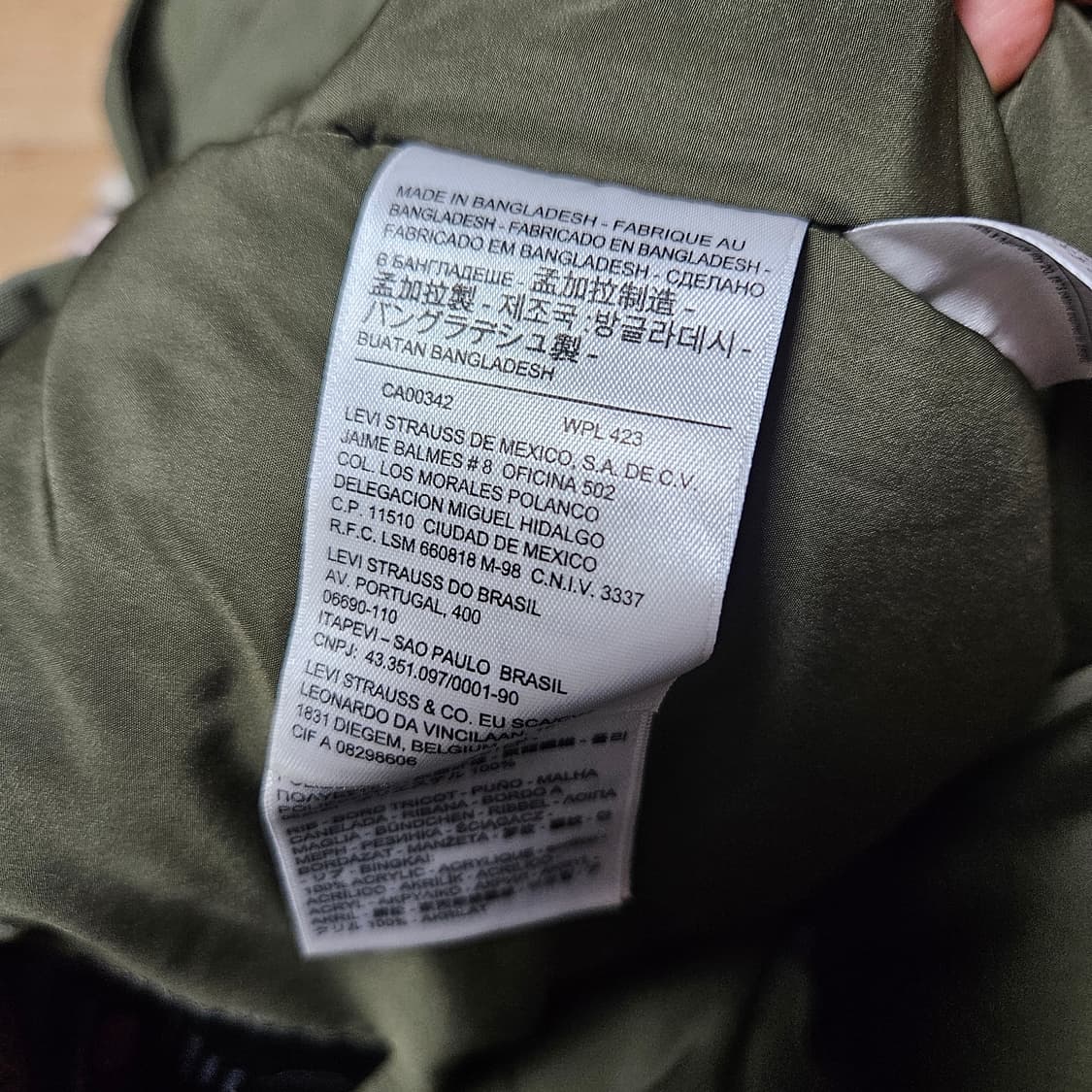 리바이스 야상 패딩 상품이미지4