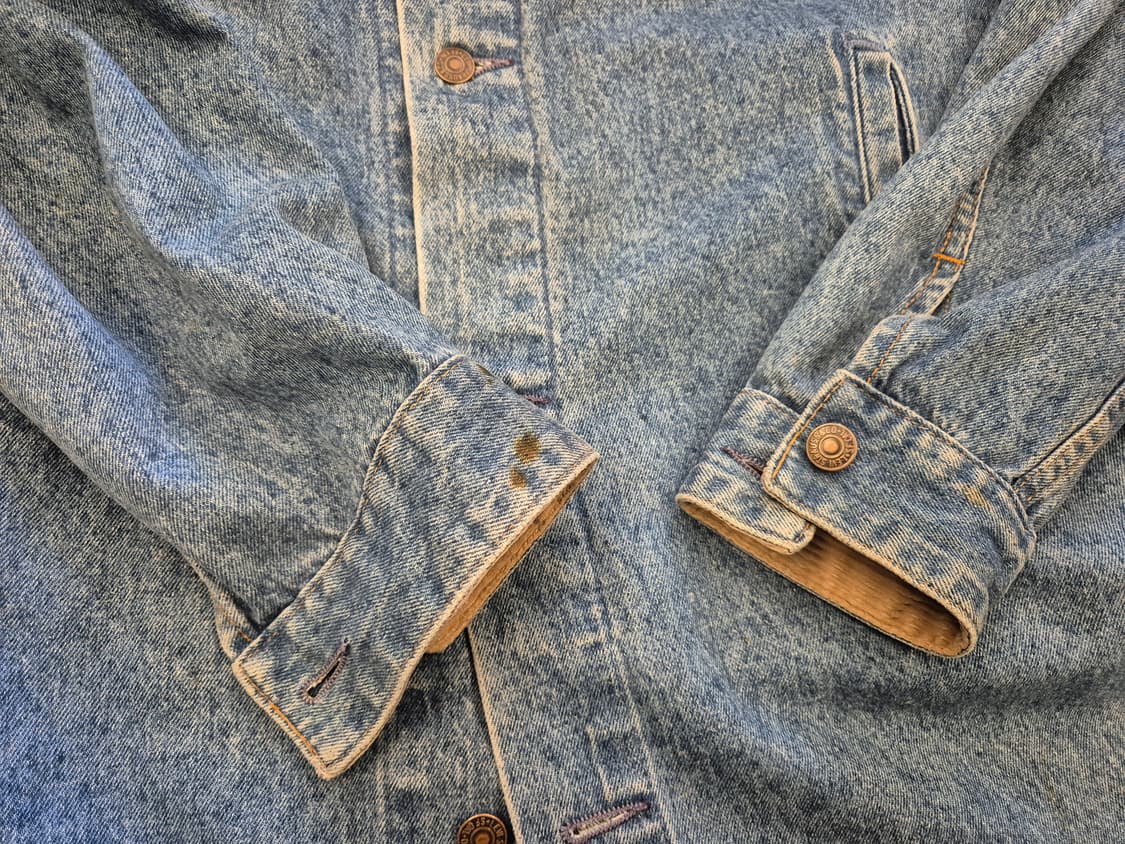 80s 리바이스 데님 롱 코트 상품이미지3