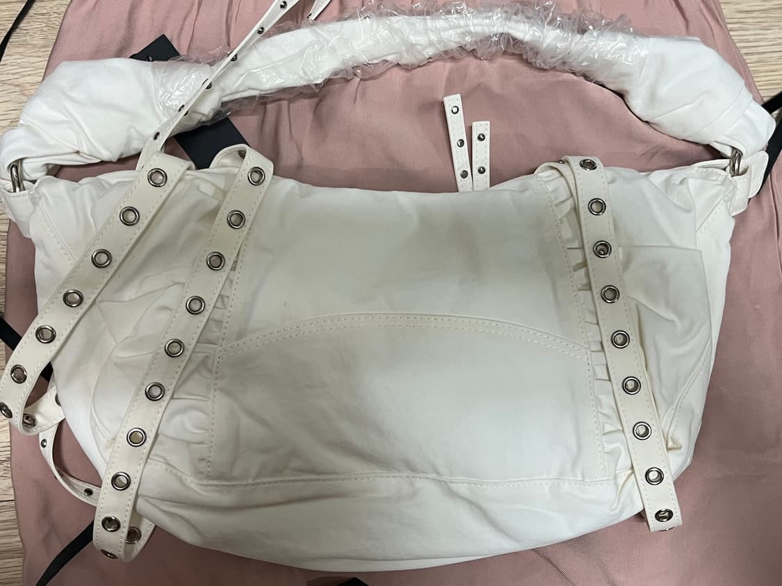 [유일매물] 쓰리타임즈 테이프 백 화이트 새상품 상품이미지7