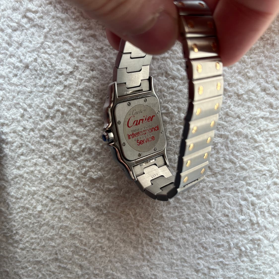 까르띠에 산토스 갈베 lm 콤비 상품이미지3