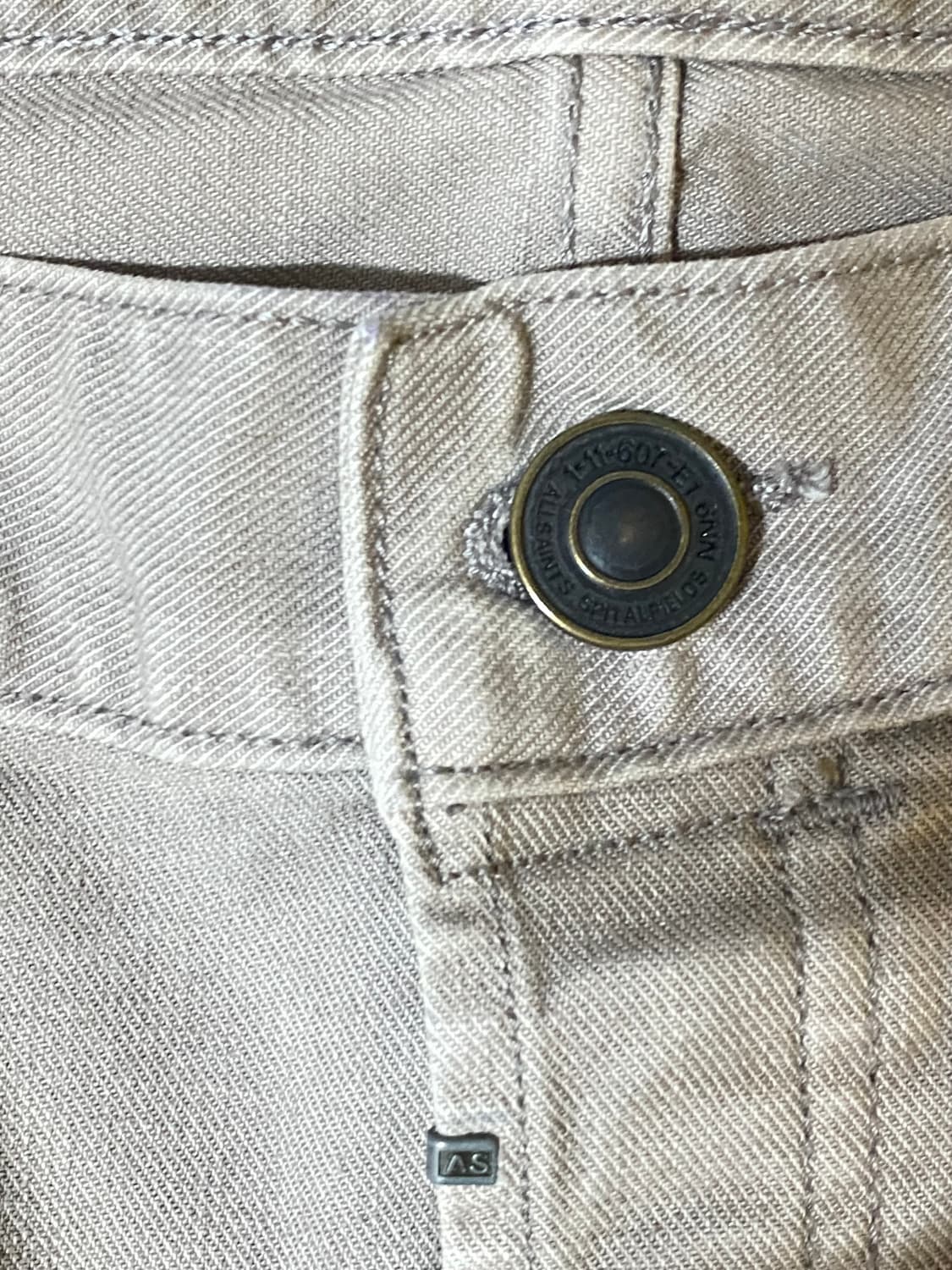 AllSaints 올세인츠 시가렛 스키니 핏 그레이 데님 진 W34 상품이미지2