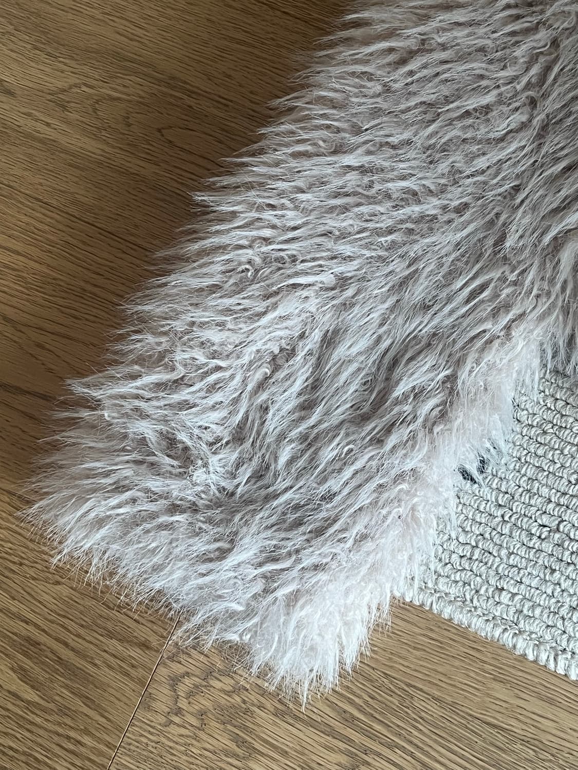 유즈 투웨이 퍼 자켓 아이보리 (옷 커버도 있음)  상품이미지7