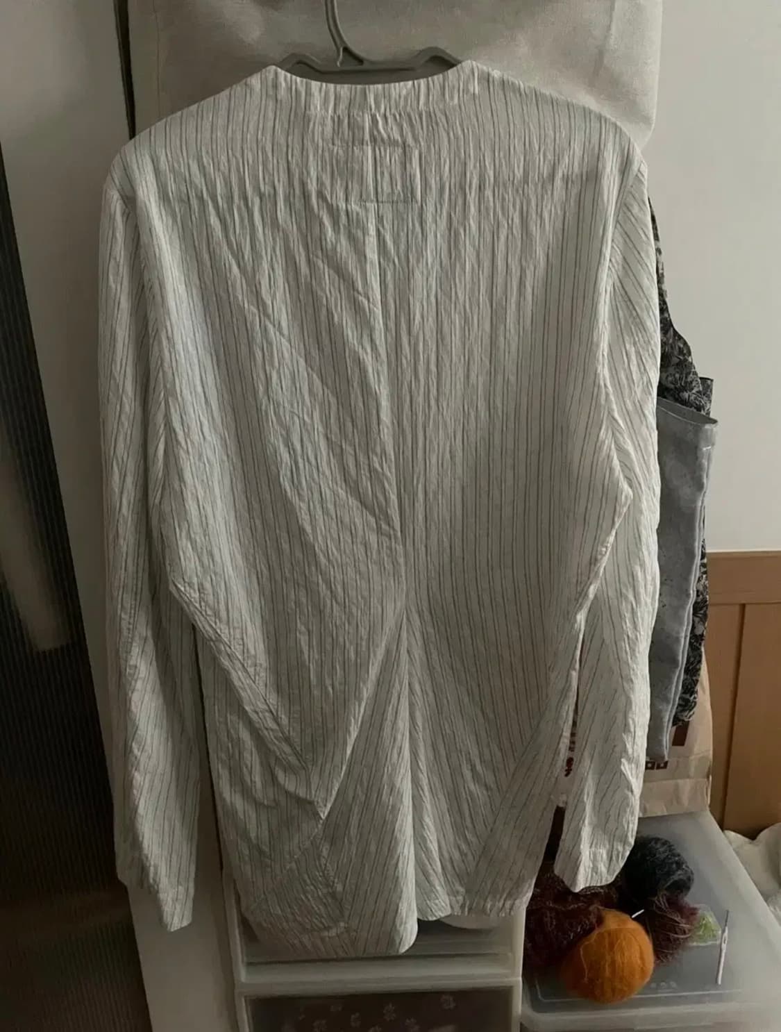 자라 x 스튜디오 니콜슨 스트라이프 블라우스 M 상품이미지3