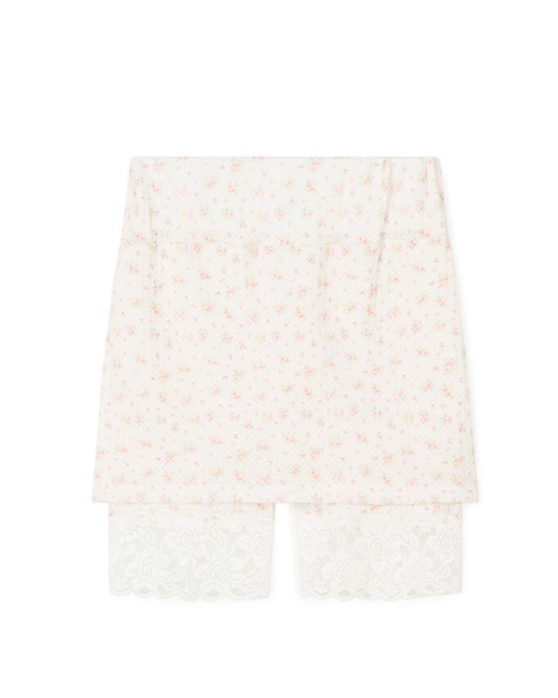★[fa.er.ie] flower jacquard skirt pants 상품이미지3