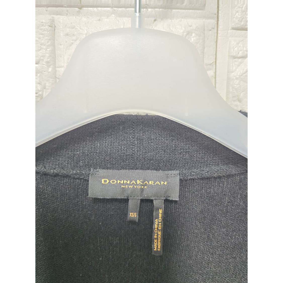 택포// DKNY 도나카란 블랙 롱 가디건 Free 상품이미지2