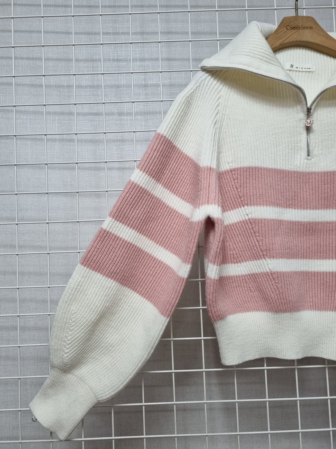 잇미샤 집업 니트 (새상품급) 상품이미지5