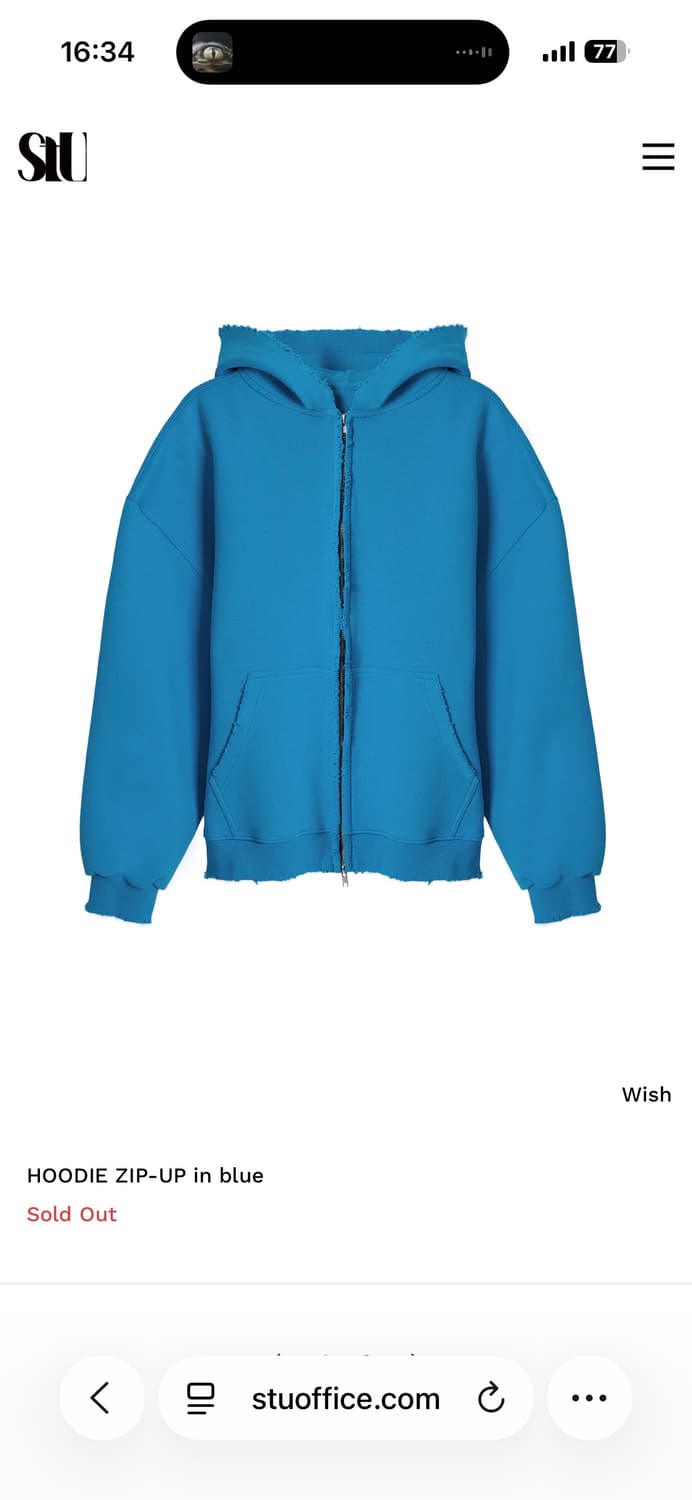 stu 후드집업 구매글 상품이미지1