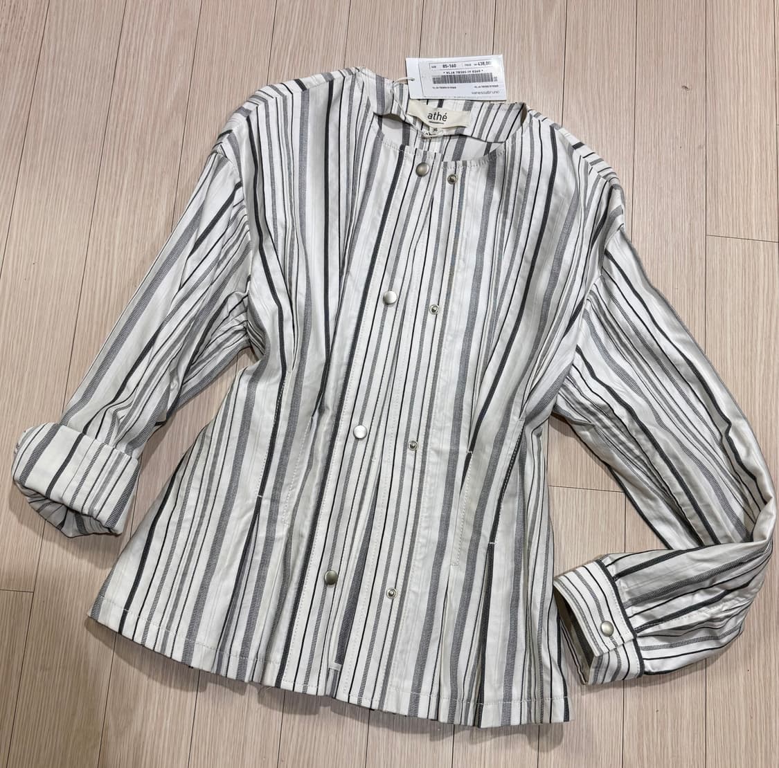 44 55 텍ㅇ 새상품 바네사브루노 정가44만 간절기 자켓 겸 셔츠 마쥬 상품이미지5