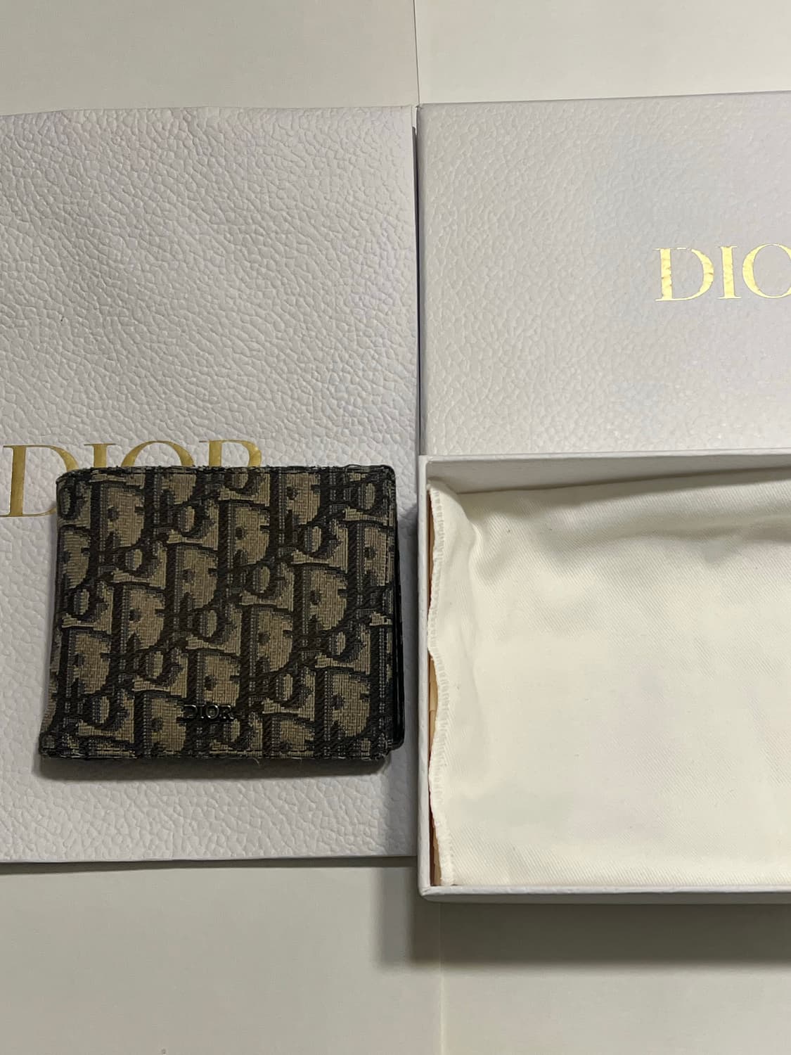 디올 오블리크 반지갑 풀박스 상품이미지1