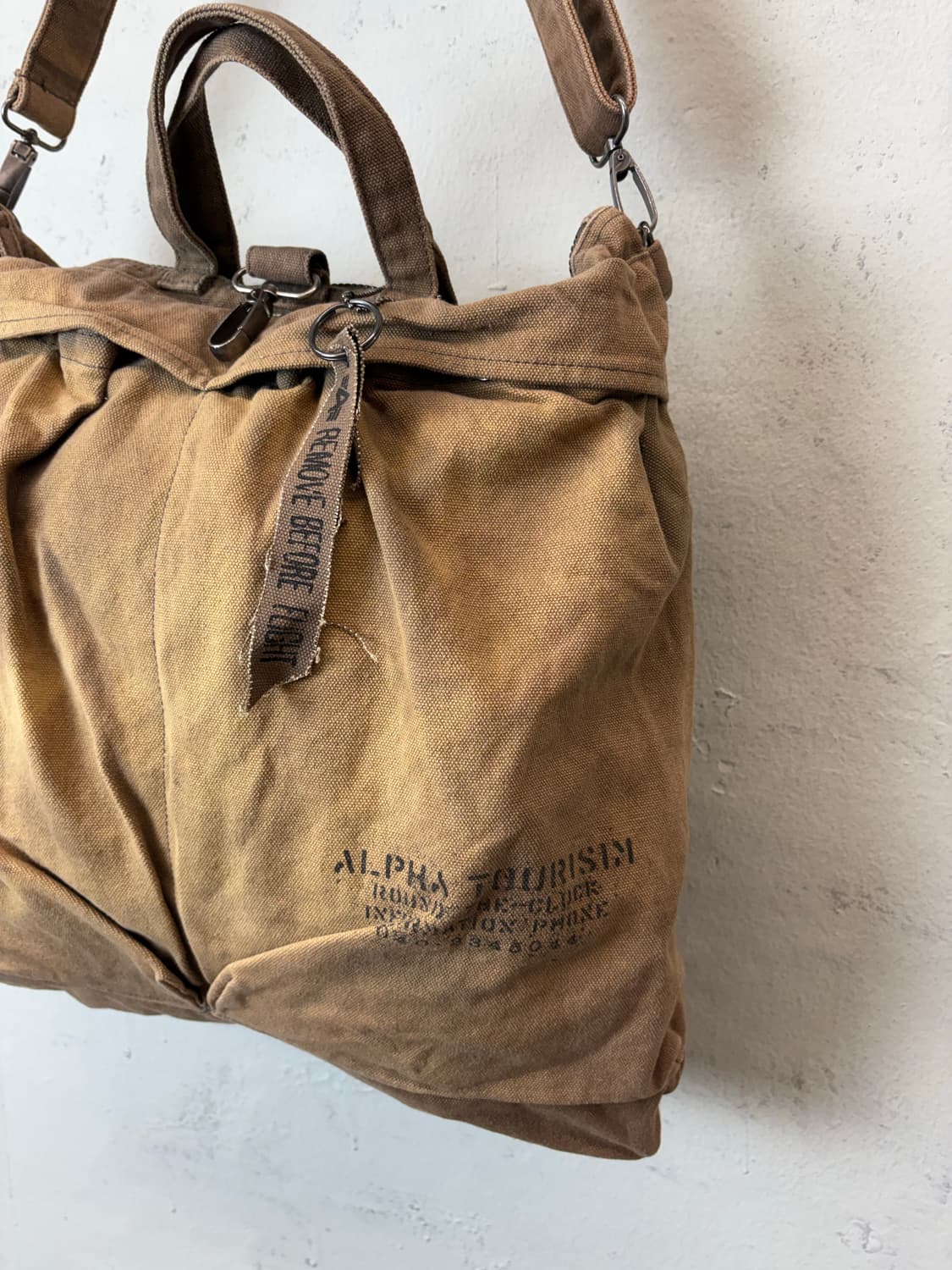 알파인더스트리 빈티지 헬멧백 상품이미지4