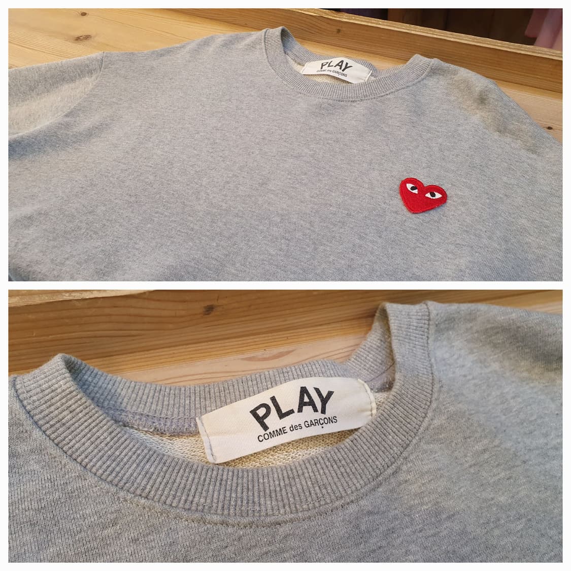 100/88.꼼데가르송 맨투맨(공용)  상품이미지3