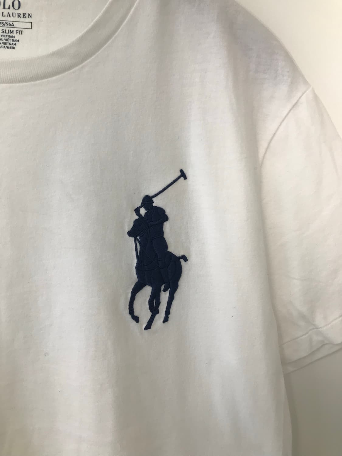 폴로 랄프로렌 빅포니 화이트 반팔 티셔츠 상품이미지3