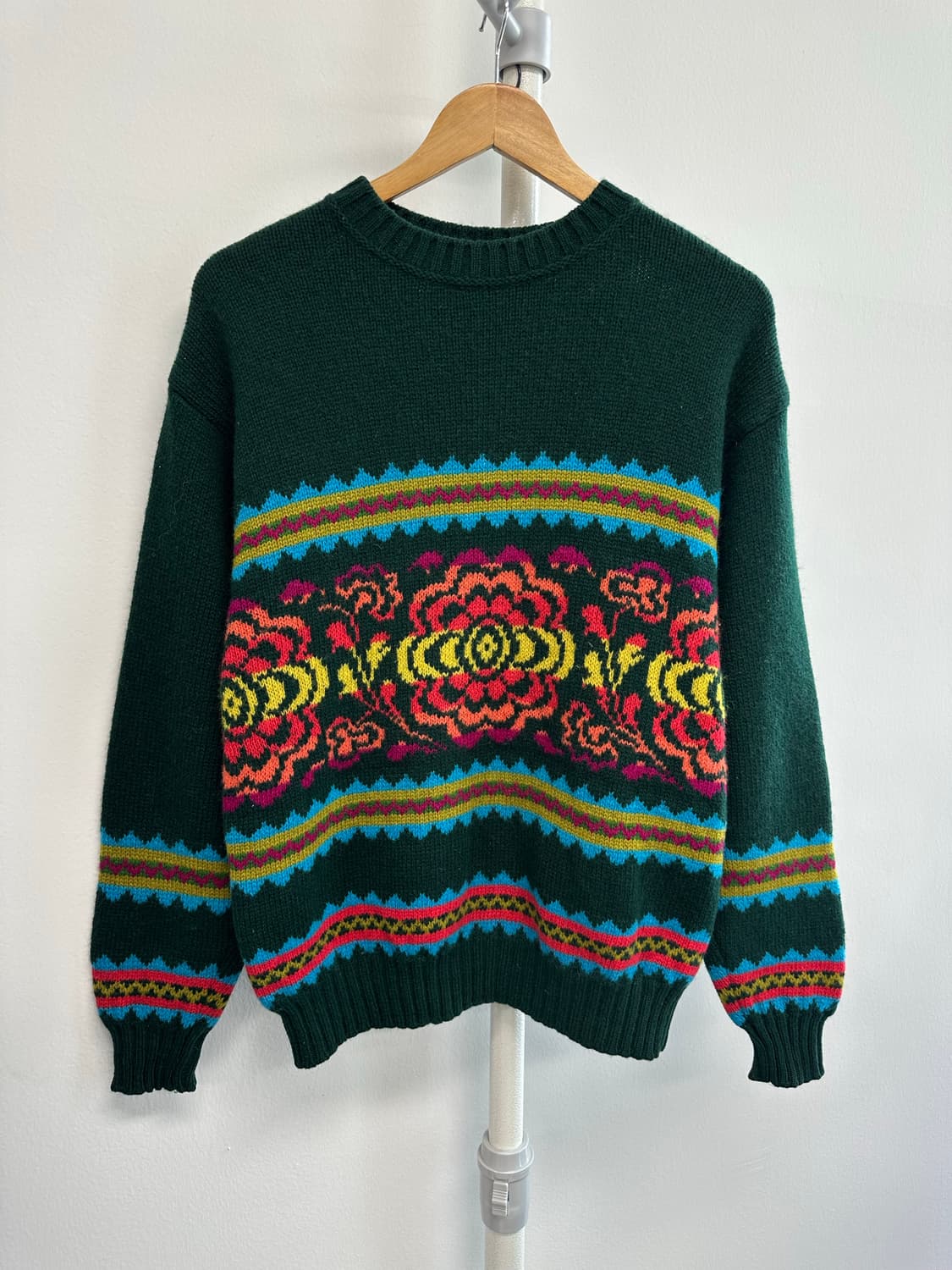 베네통 이태리 패턴 디자인 니트 상품이미지1