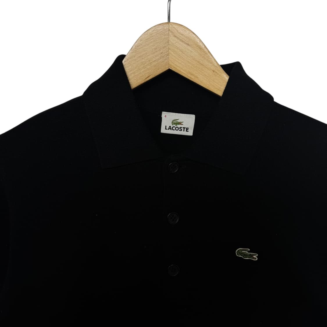 라코스테 로고 울 카라 니트 상품이미지2