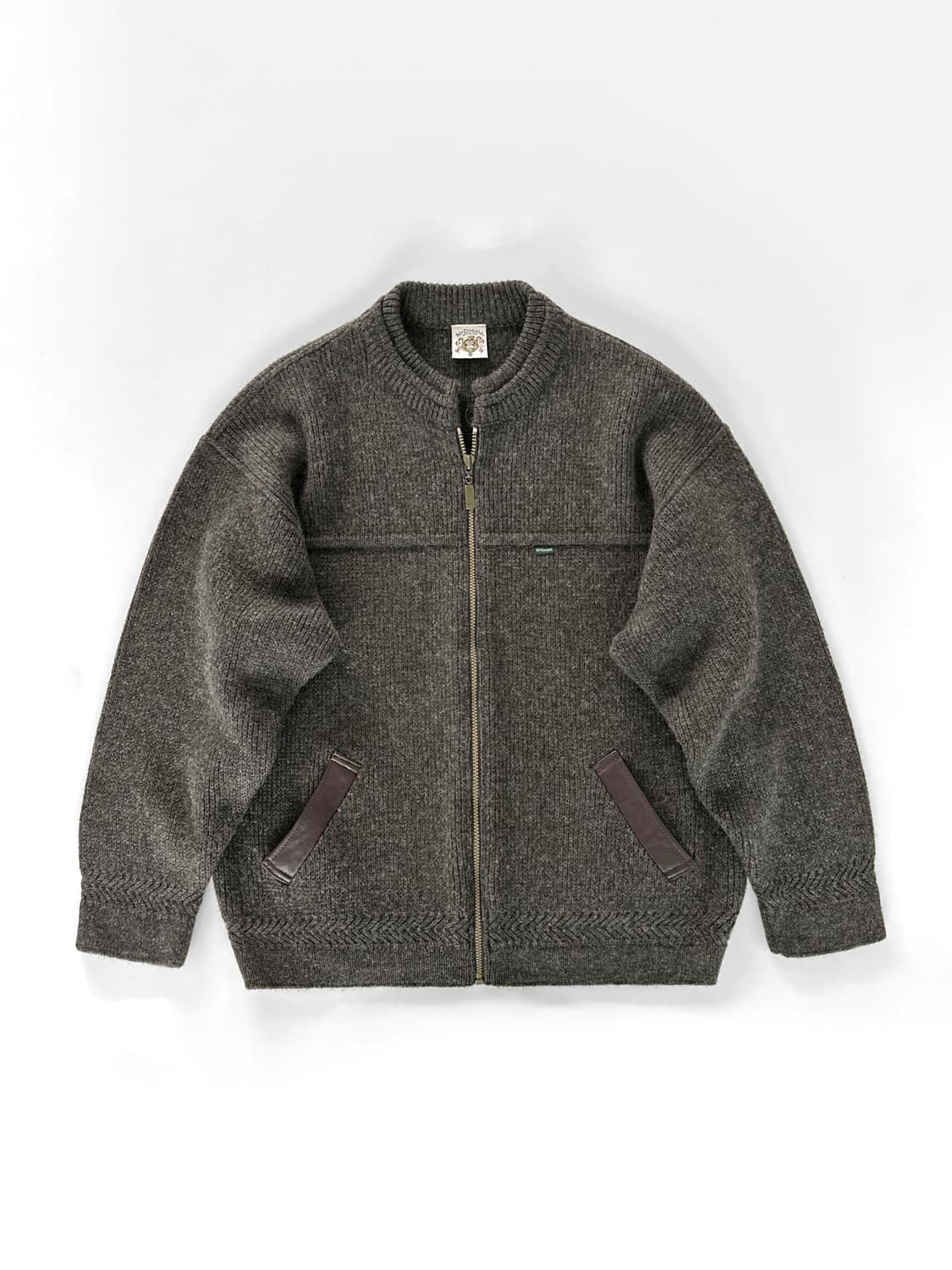 (Rare)80~90s 빈티지 맥도날드 뉴질랜드 퓨어 울 집업 니트 상품이미지1