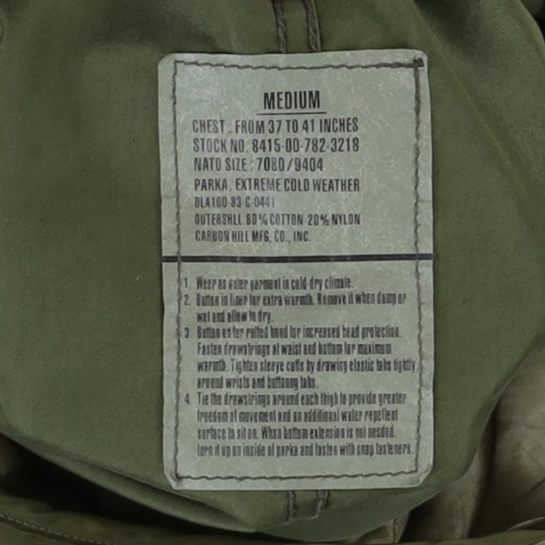US Army M-65 Fishtail Parka 상품이미지8