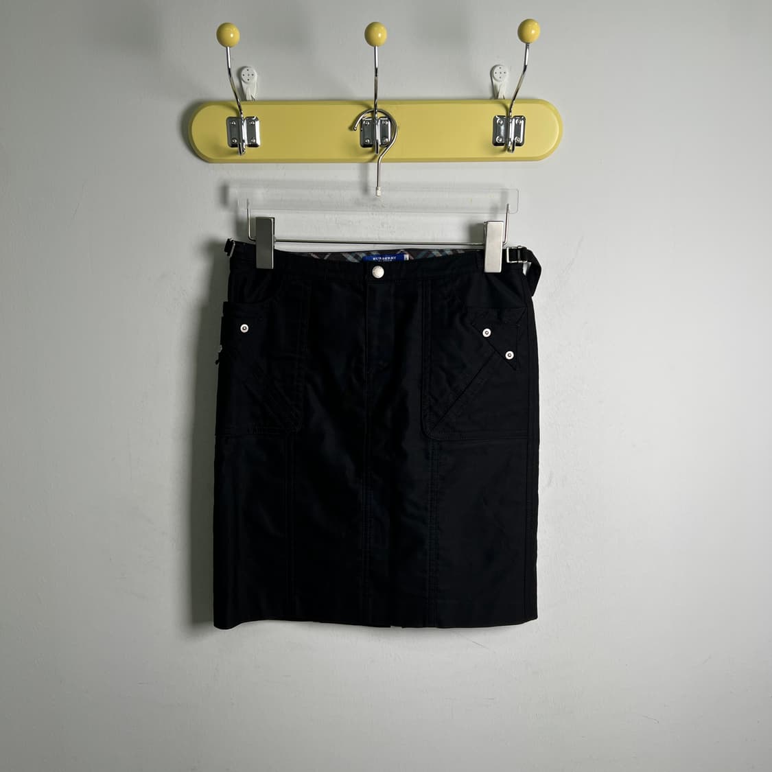 버버리 블루 라벨 블랙 미니스커트 36 상품이미지1