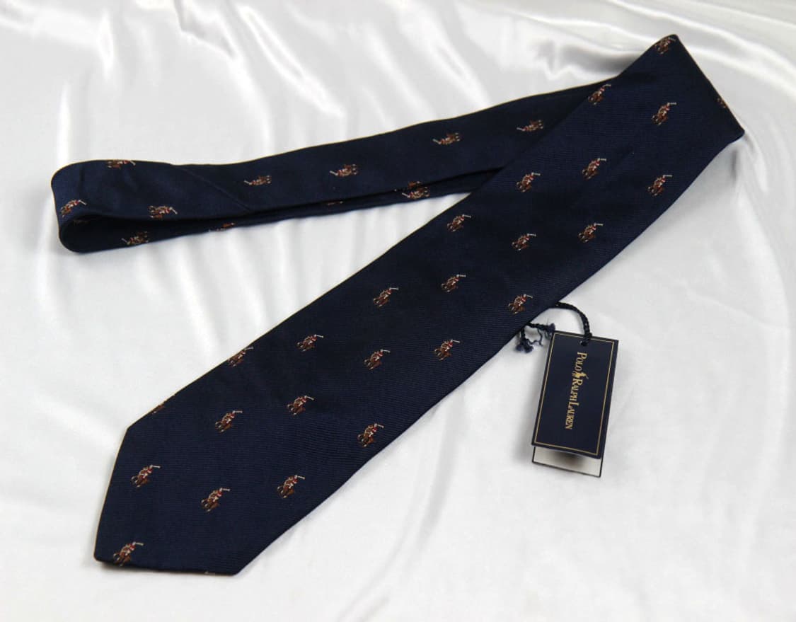 폴로 포니 8.2cm 미사용 랄프로렌 이태리 남자 명품 넥타이 상품이미지2