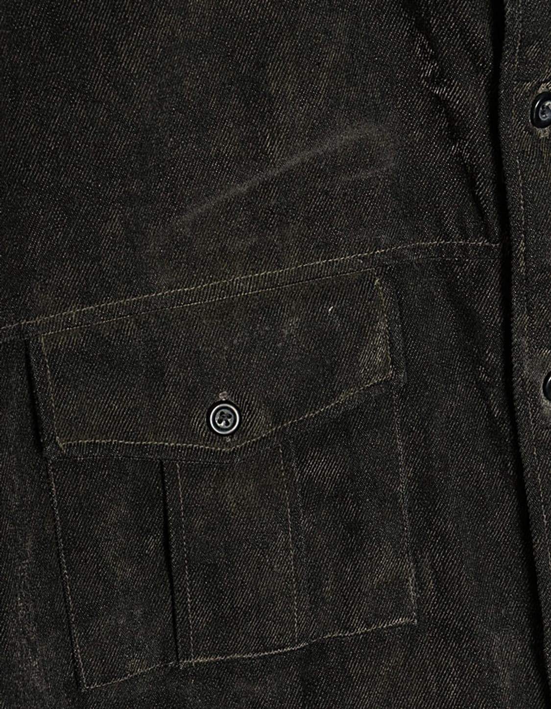 ΡΟΔΟΣ Satin Denim Work Shirts 상품이미지3
