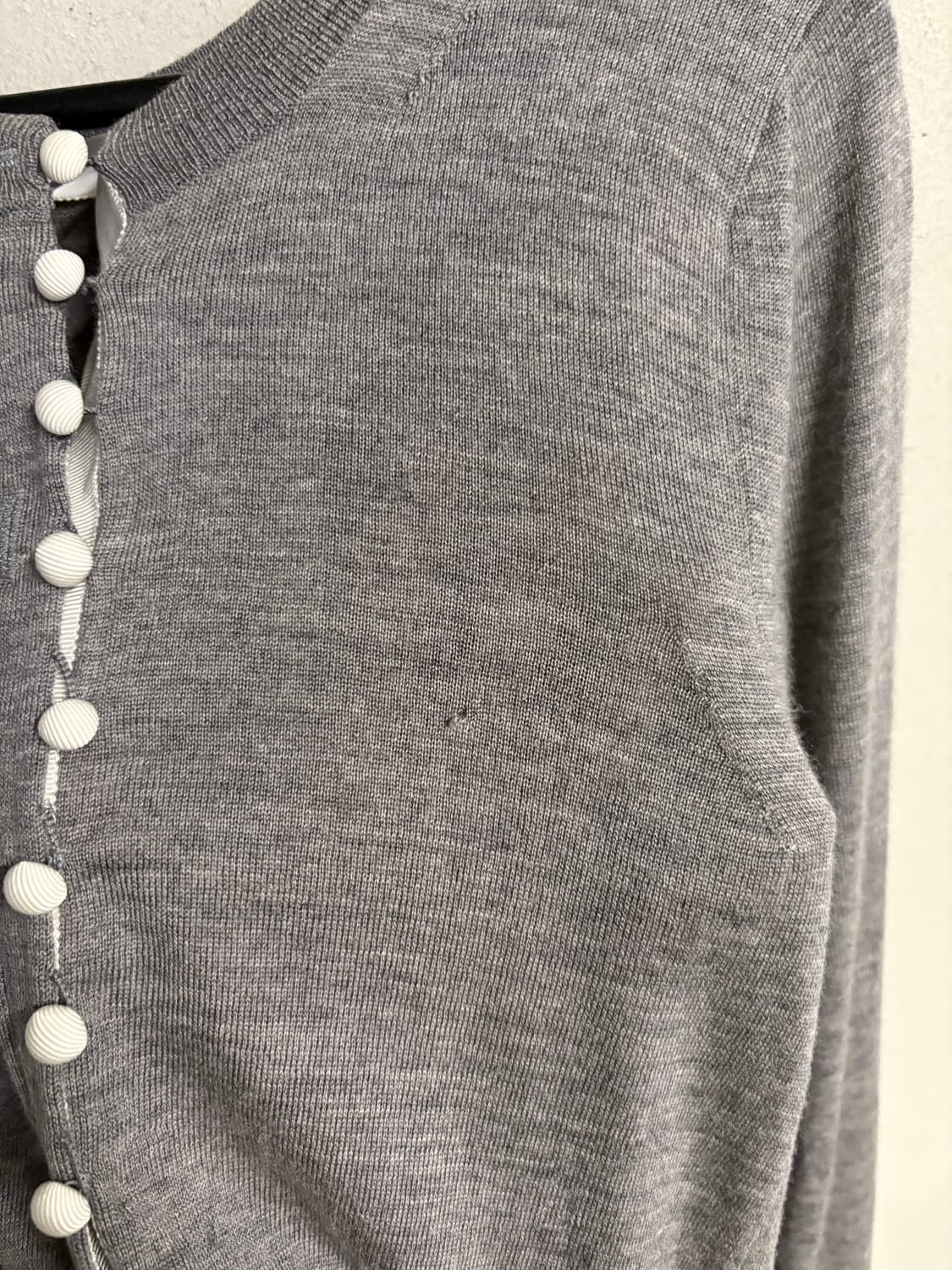 SACAI LUCK back panel cardigan grey 2 상품이미지9