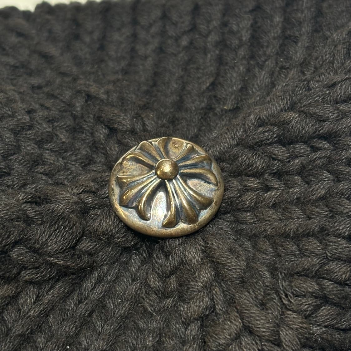 크롬하츠 레더 패치 크로스 코튼 비니 상품이미지4