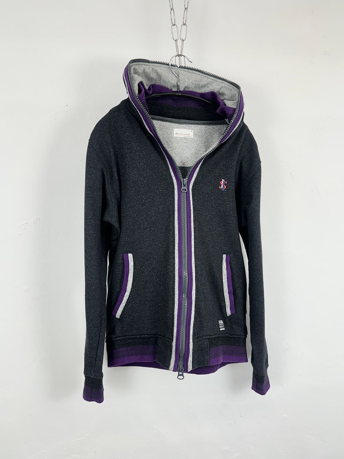 ILL’s Layered Neck Rib Collar Full Zip H 상품이미지3