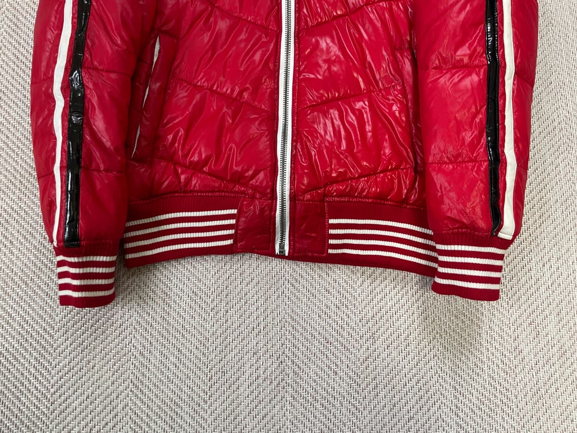 디리시 크레스트 자수 퍼 후드 패딩 y2k goa lgb J03503 상품이미지2