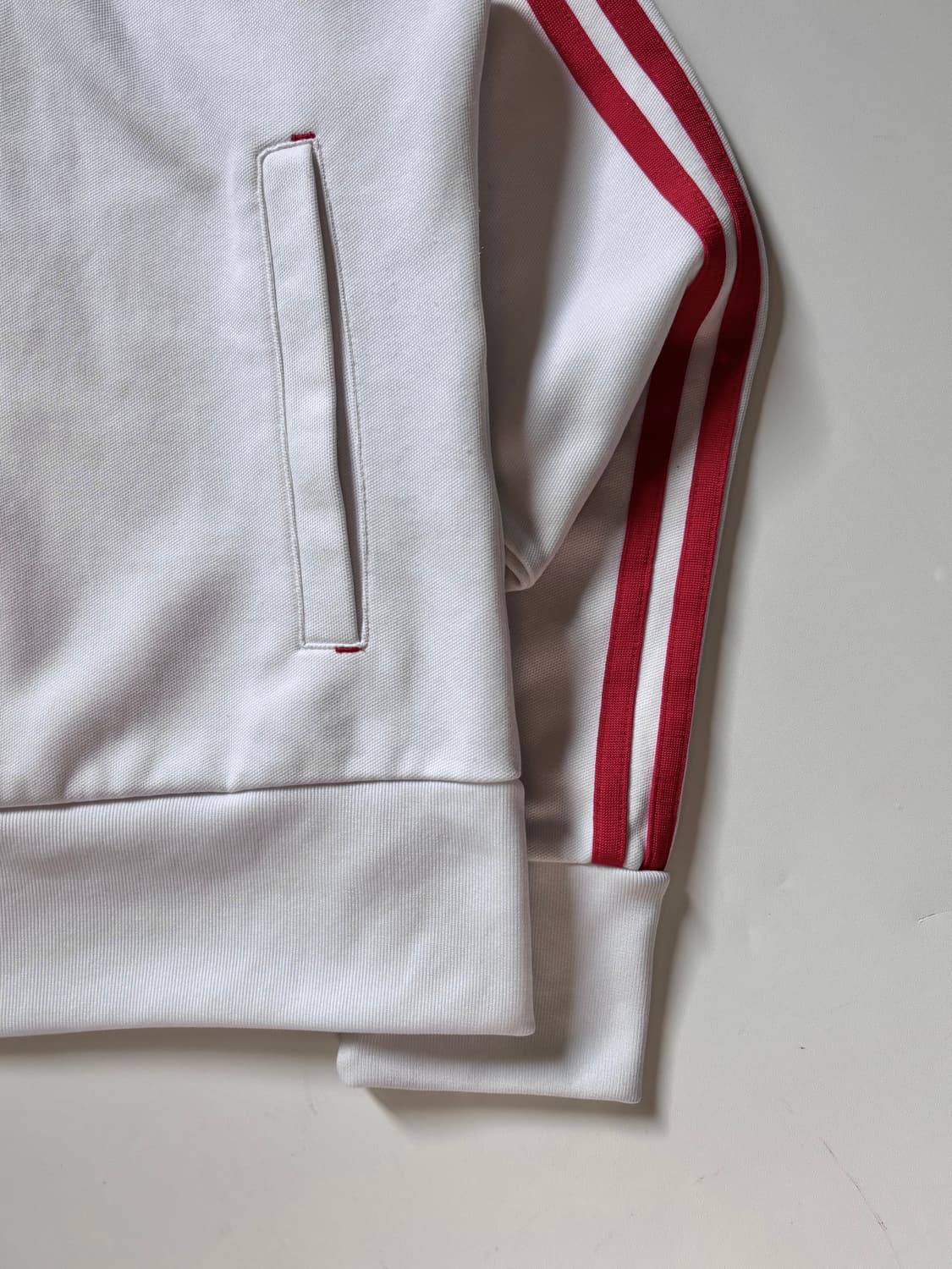 Adidas 아디다스 잉글랜드 화이트-레드 후드 트랙탑 상품이미지3