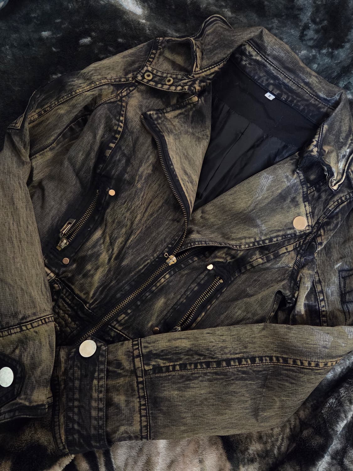 골드워싱 빈티지 자켓 XS 상품이미지1