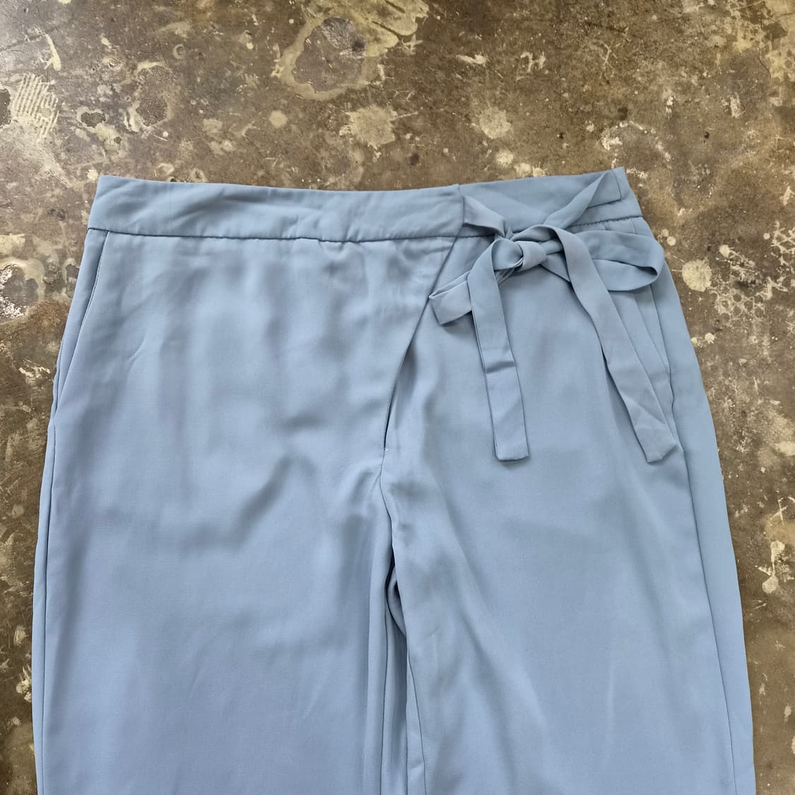 M) ZARA 자라 하이웨스트 벨티드 팬츠 바지 상품이미지3